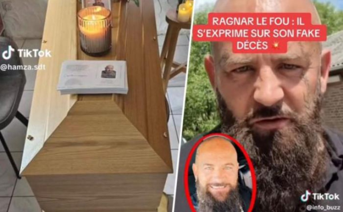 TikToker si finge morto poi si presenta al suo funerale in elicottero