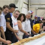 Panino alla mortadella lungo quasi 46 metri svelato in Pennsylvania