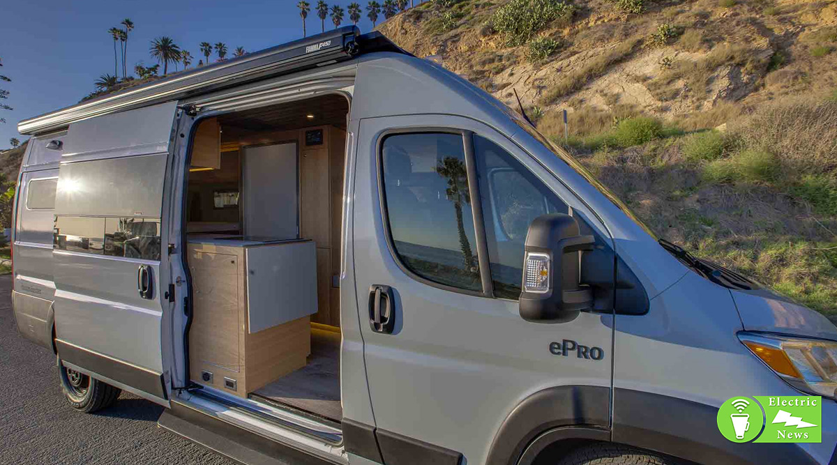 Scopri il futuro del campeggio con il nuovo camper elettrico a lunga distanza, Maxwell Vancea EV. Camper elettrico a lunga distanza.