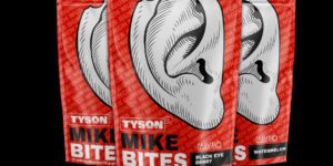 Mike Tyson sferra un colpo da KO con le orecchie commestibili alla cannabis, in omaggio al suo incontro più famoso