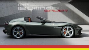 Ferrari 12Cilindri Spider: la nuova GT convertibile Ferrari; sportività, design innovativo e comfort in un’esperienza di guida esclusiva.