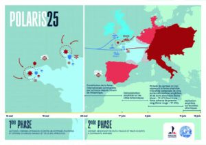 Polaris 25: France’s Naval Power on Display in High-Intensity Multinational Exercise Between the Atlantic and the Channel Polaris 25 exercise: over 3,000 troops and dozens of ships and aircraft in a high-intensity French-led multinational operation across the Atlantic and the Channel.