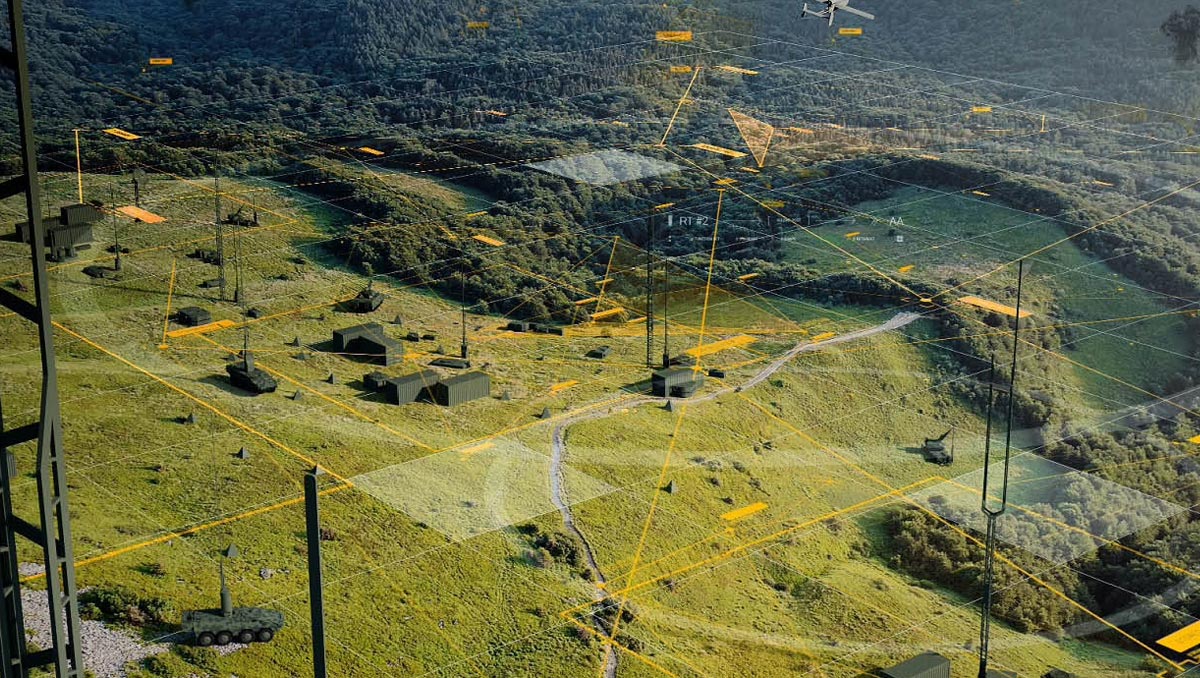 Interconnected military systems: Rheinmetall's Battlesuite redefines digital warfare with AI, cyber security, and real-time coordination.